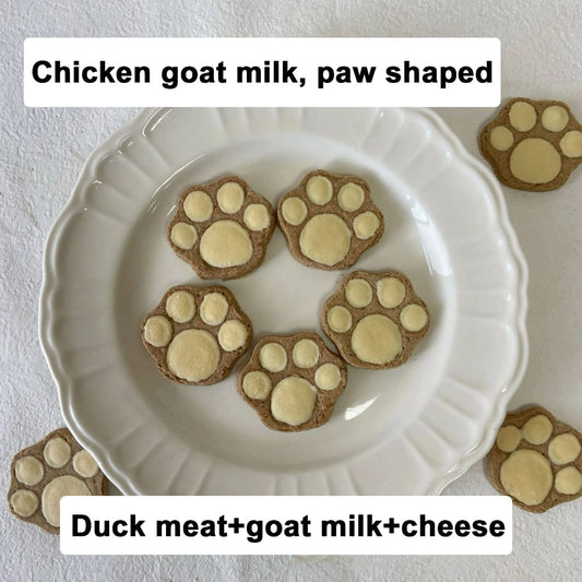 duck and goat milk paw